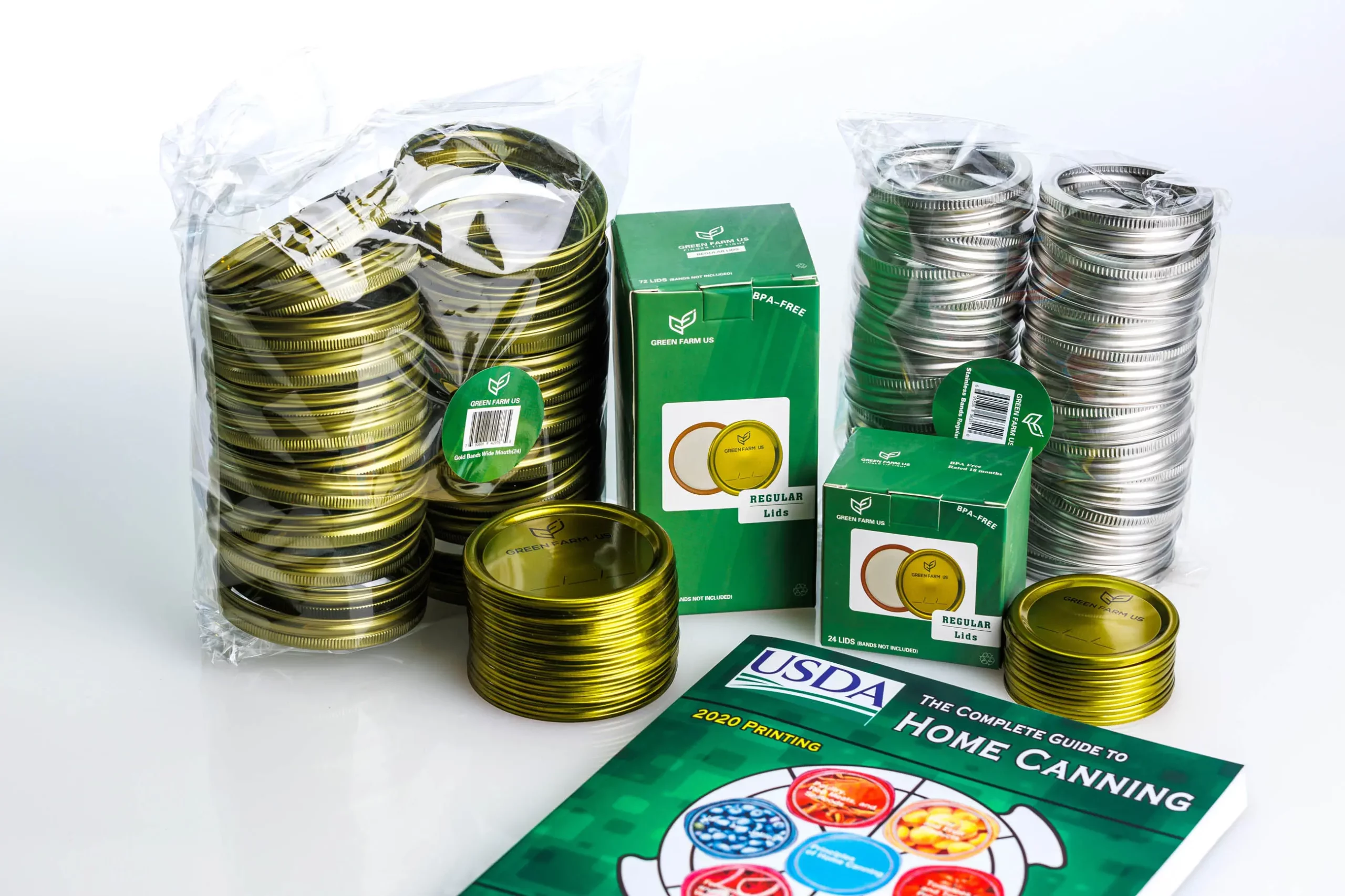 Green Farm Canning Lids