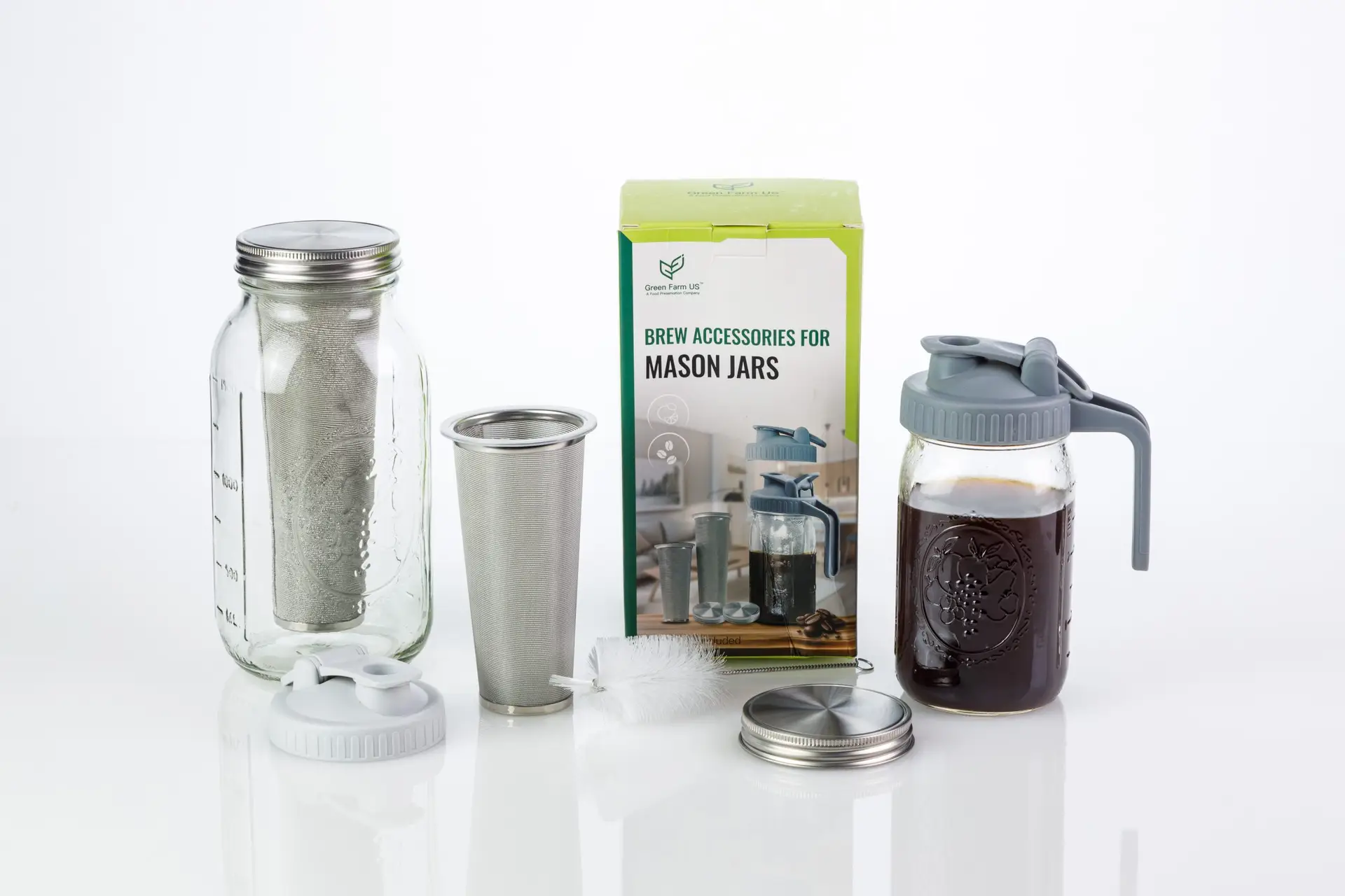 Coffee Brew Accessories for Mason Jars | Green Farm US